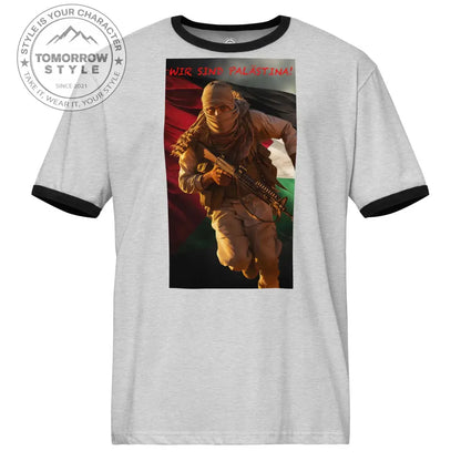 Damen Bedrucktes T-Shirt: 'Wir sind Palästine - Tomorrow Style
