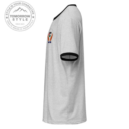 Damen Besticktes T-Shirt mit Palestine - Flagge und 'Freiheit für Palästina' - Tomorrow Style