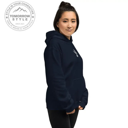 Damen Hoodie mit besticktem Frieden Vogel und Palästinenserflagge - Tomorrow Style
