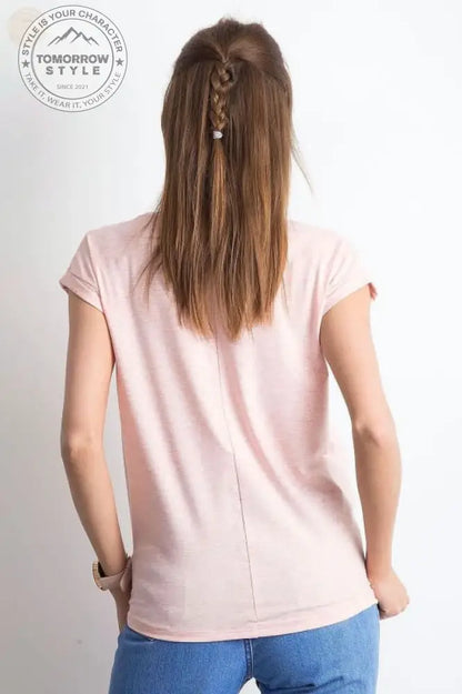 Damen T - Shirt der Saison mit stylischem V - Ausschnitt - Tomorrow Style