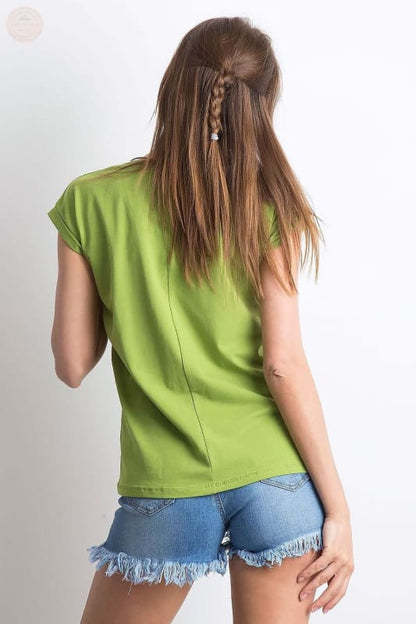 Damen T - Shirt der Saison mit stylischem V - Ausschnitt - Tomorrow Style