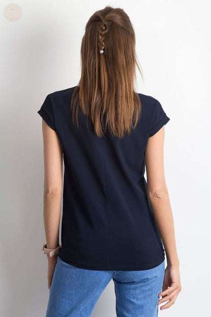 Damen T - Shirt der Saison mit stylischem V - Ausschnitt - Tomorrow Style