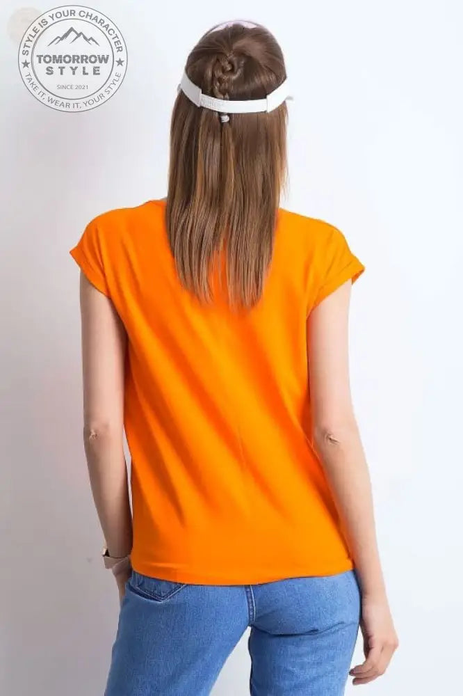 Damen T - Shirt der Saison mit stylischem V - Ausschnitt - Tomorrow Style