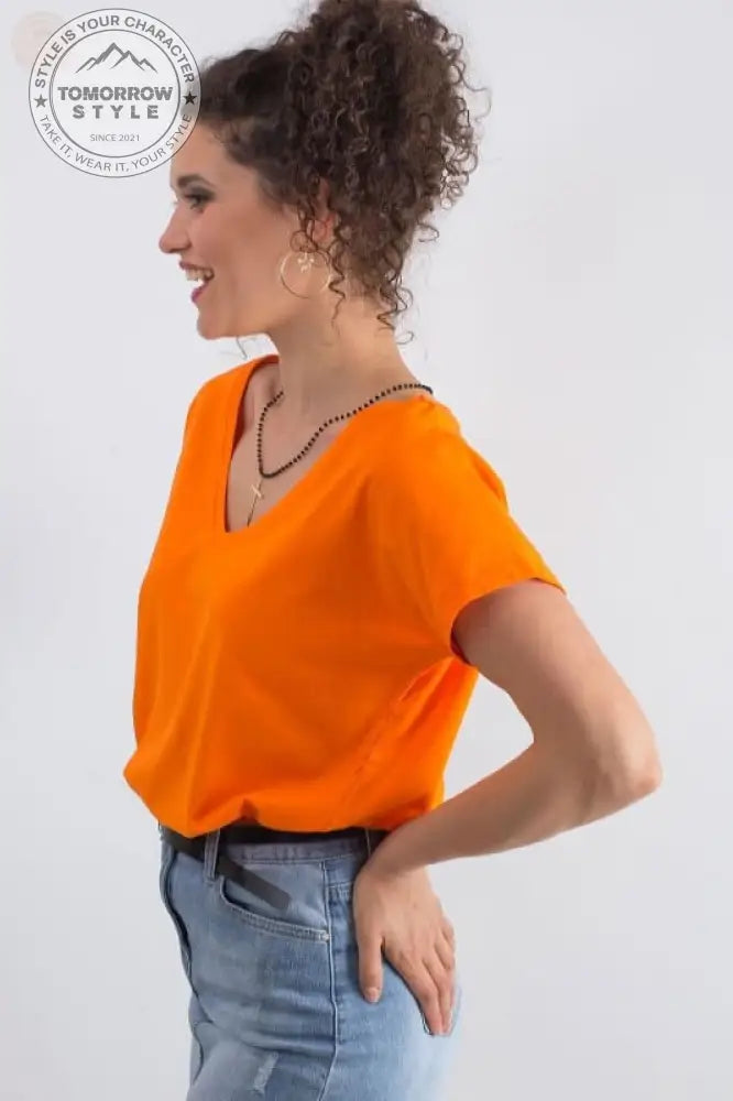 Damen T - Shirt mit kurzen Ärmeln - das Must - Have! - Tomorrow Style
