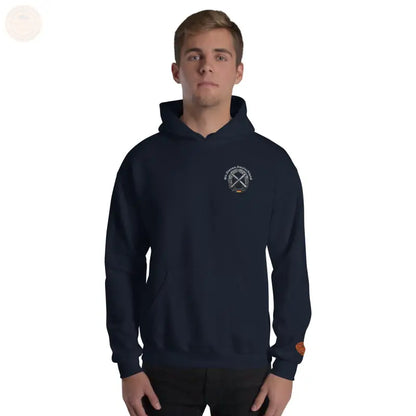 Bundeswehr Premium Hoodie mit Stickerei für Damen und Herren - Navy / S