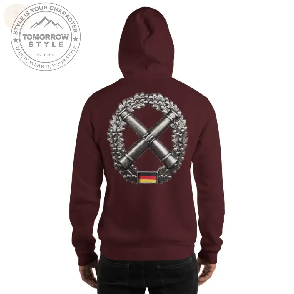 Bundeswehr Premium Hoodie mit Stickerei für Damen und Herren