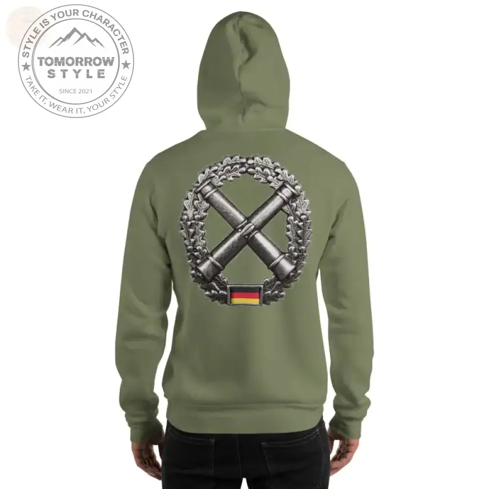 Bundeswehr Premium Hoodie mit Stickerei für Damen und Herren