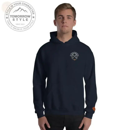 Bundeswehr Premium Hoodie mit Stickerei für Damen und Herren - Navy / S