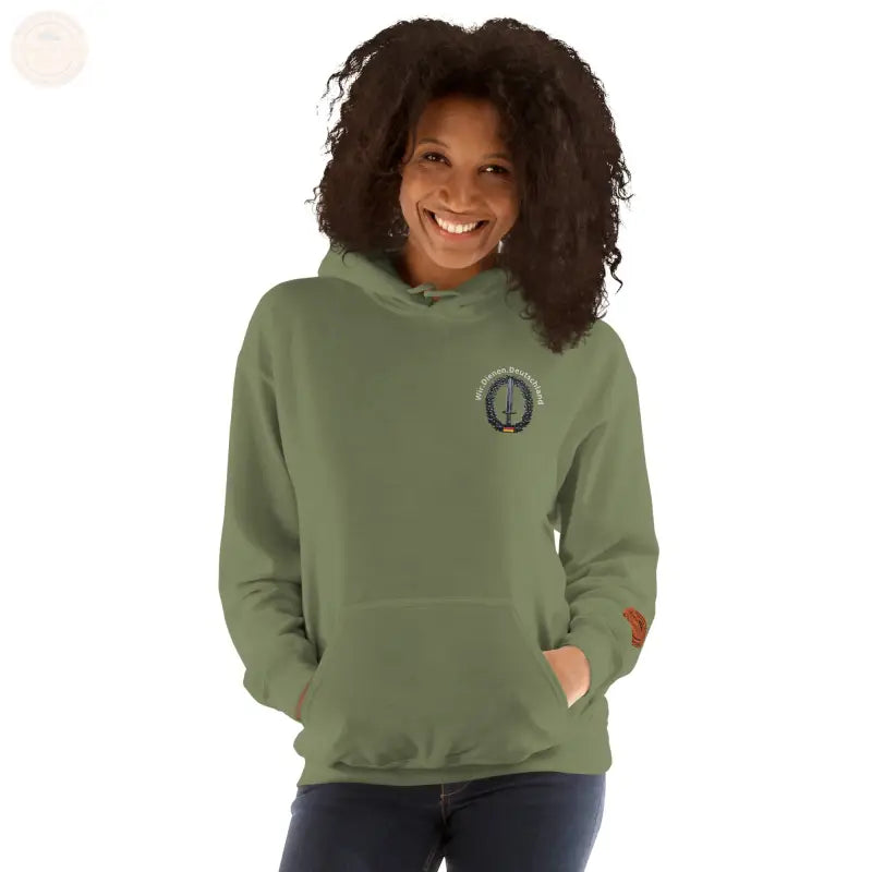 Bundeswehr Premium Hoodie mit Stickerei für Damen und Herren