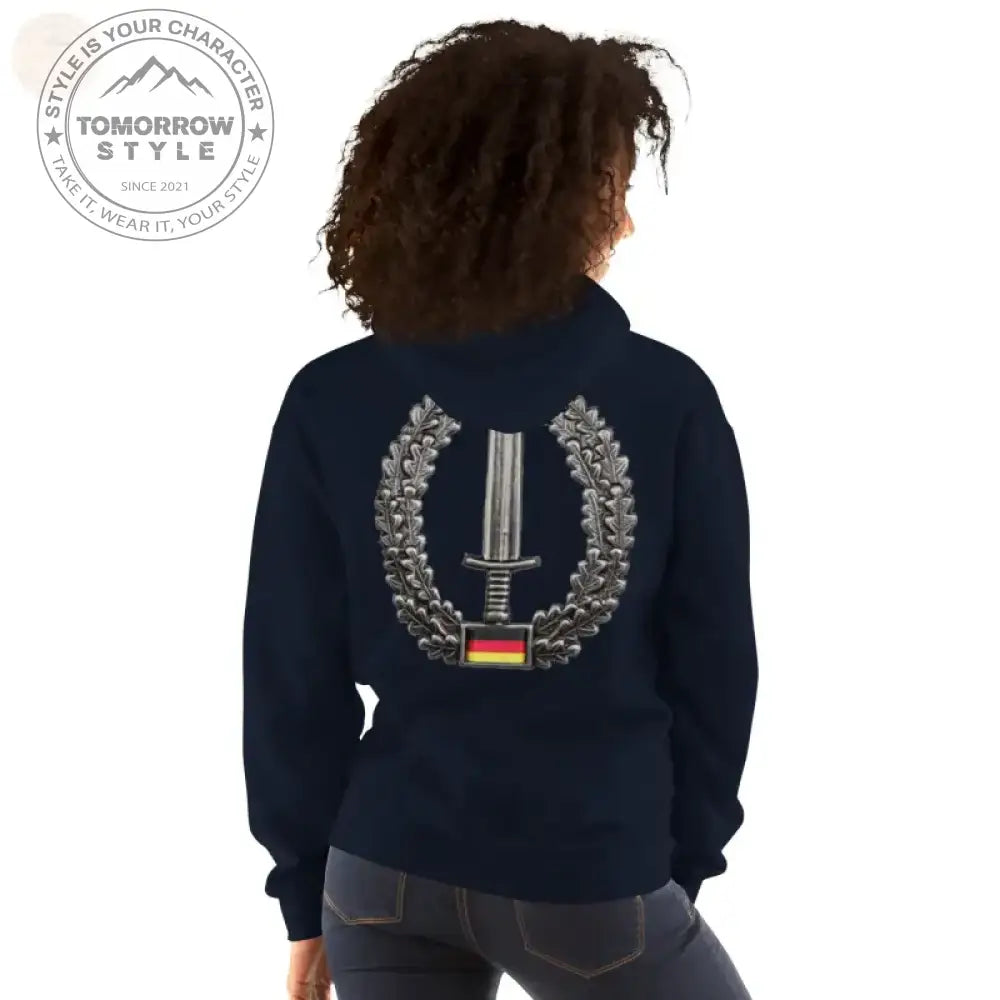 Bundeswehr Premium Hoodie mit Stickerei für Damen und Herren