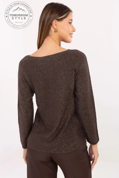 Dezenter Glitzerpullover für modebewusste Frauen - Tomorrow Style