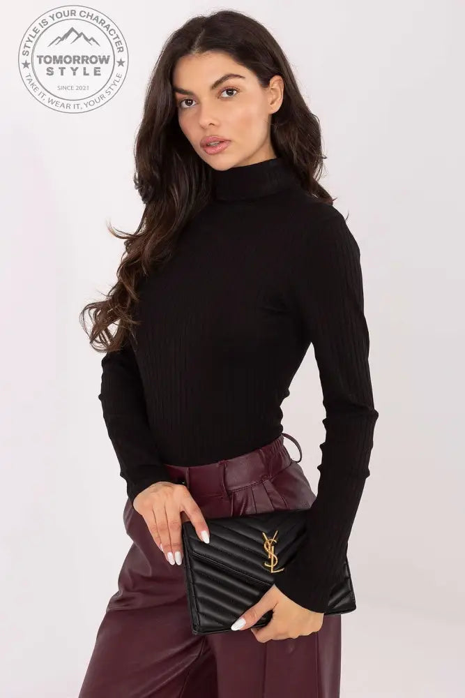 Elastischer Rollkragenpullover - Tomorrow Style