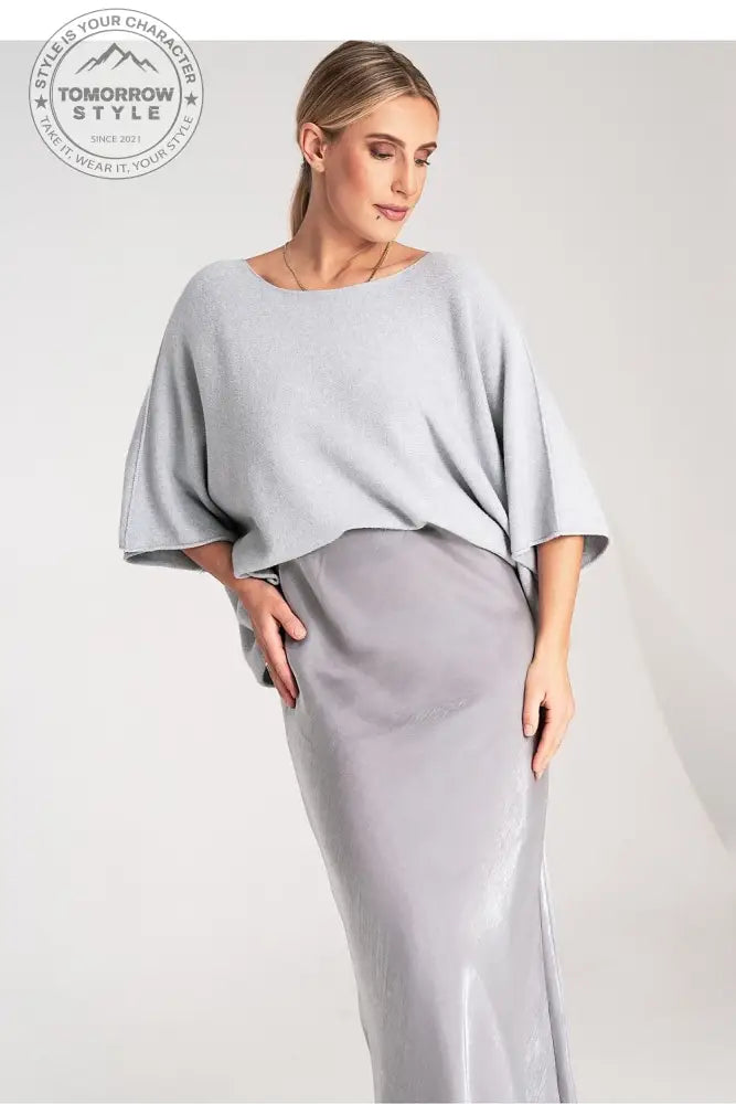 Eleganter Fledermaus Pullover für Damen - Tomorrow Style
