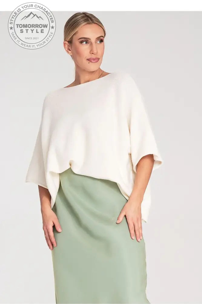 Eleganter Fledermaus Pullover für Damen - Tomorrow Style