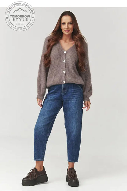 Eleganter Mohair - Pullover mit Knöpfen - Tomorrow Style