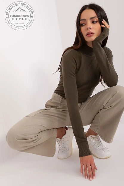 Rollkragenpullover Model 186508 Factory Price - Tomorrow Style