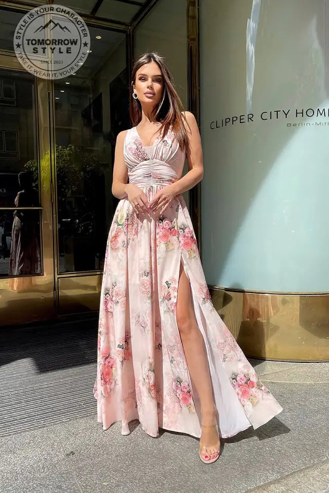  Langes Kleid model 167876 Bicotone 