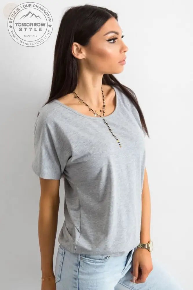 Freches Damen - T-Shirt mit Rückenschlitz - Tomorrow Style