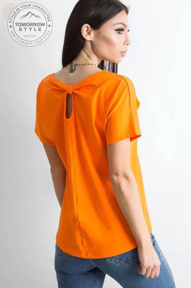 Freches Damen - T-Shirt mit Rückenschlitz - Tomorrow Style