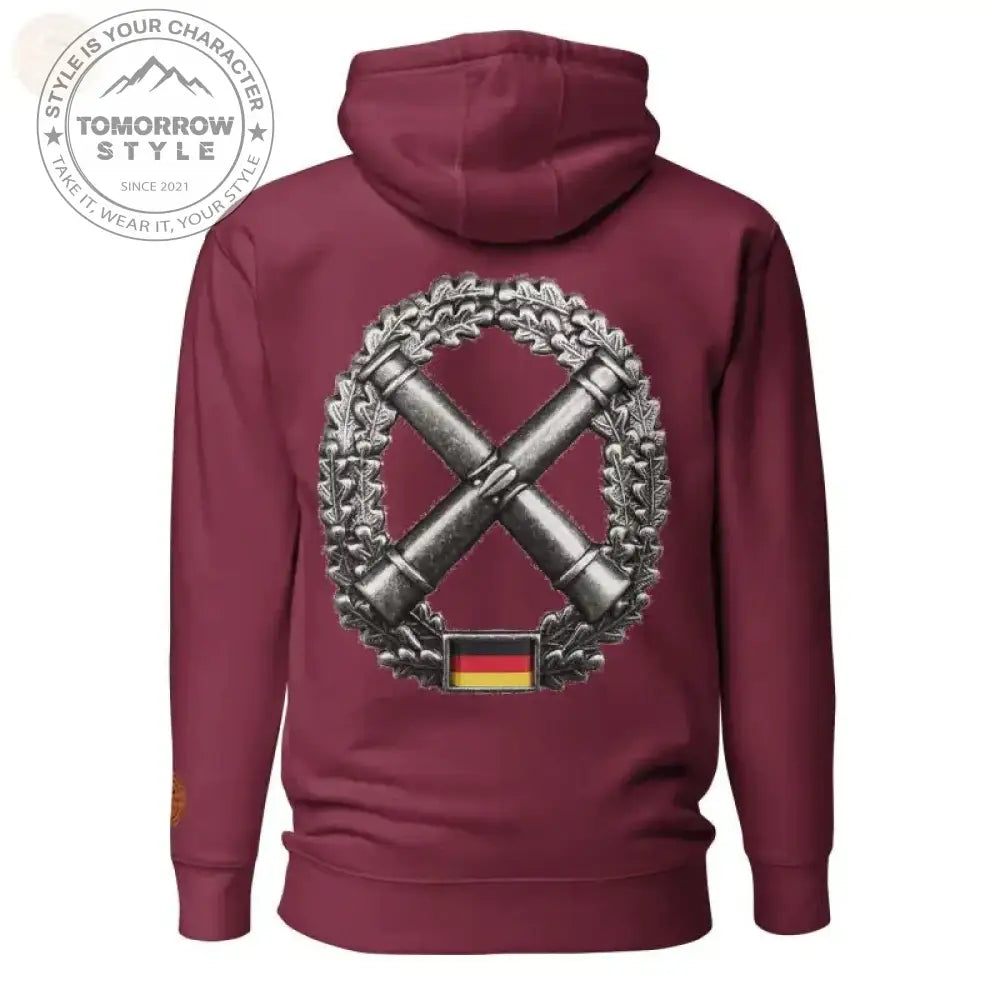Elite bestickter Artillerie - Truppen - Kapuzenpullover - Tomorrow Style