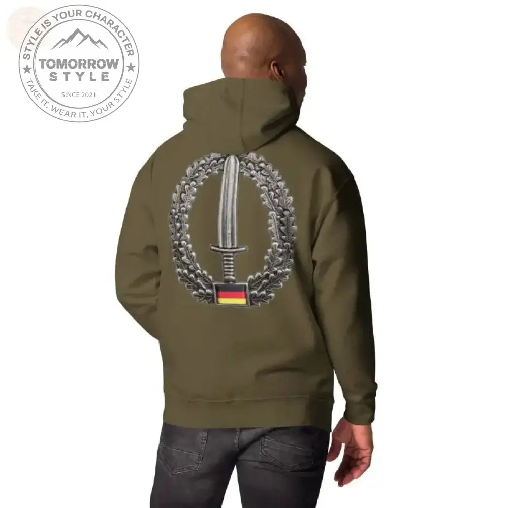 Elite Comfort: Premium - Hoodie der Bundeswehr mit Stickerei - Tomorrow Style