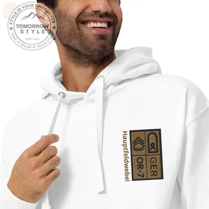 Elite Fallschirmjäger Hoodie: Bestickte Bundeswehr Premium! - Tomorrow Style