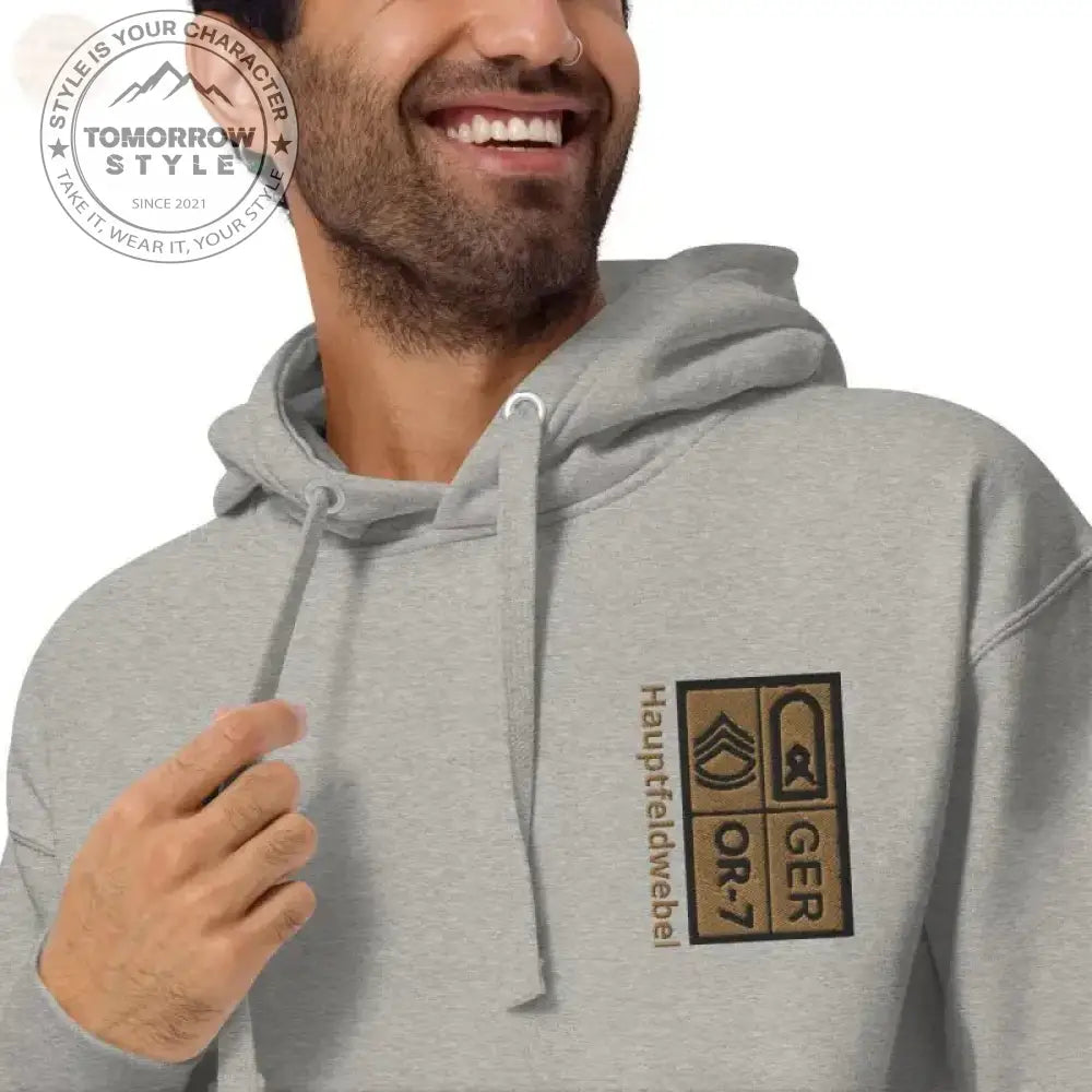 Elite Fallschirmjäger Hoodie: Bestickte Bundeswehr Premium! - Tomorrow Style