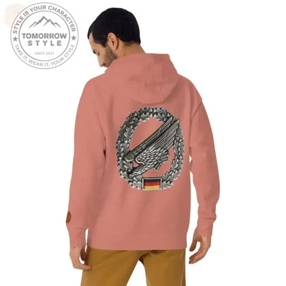 Elite Fallschirmjäger Hoodie: Bestickte Bundeswehr Premium! - Tomorrow Style