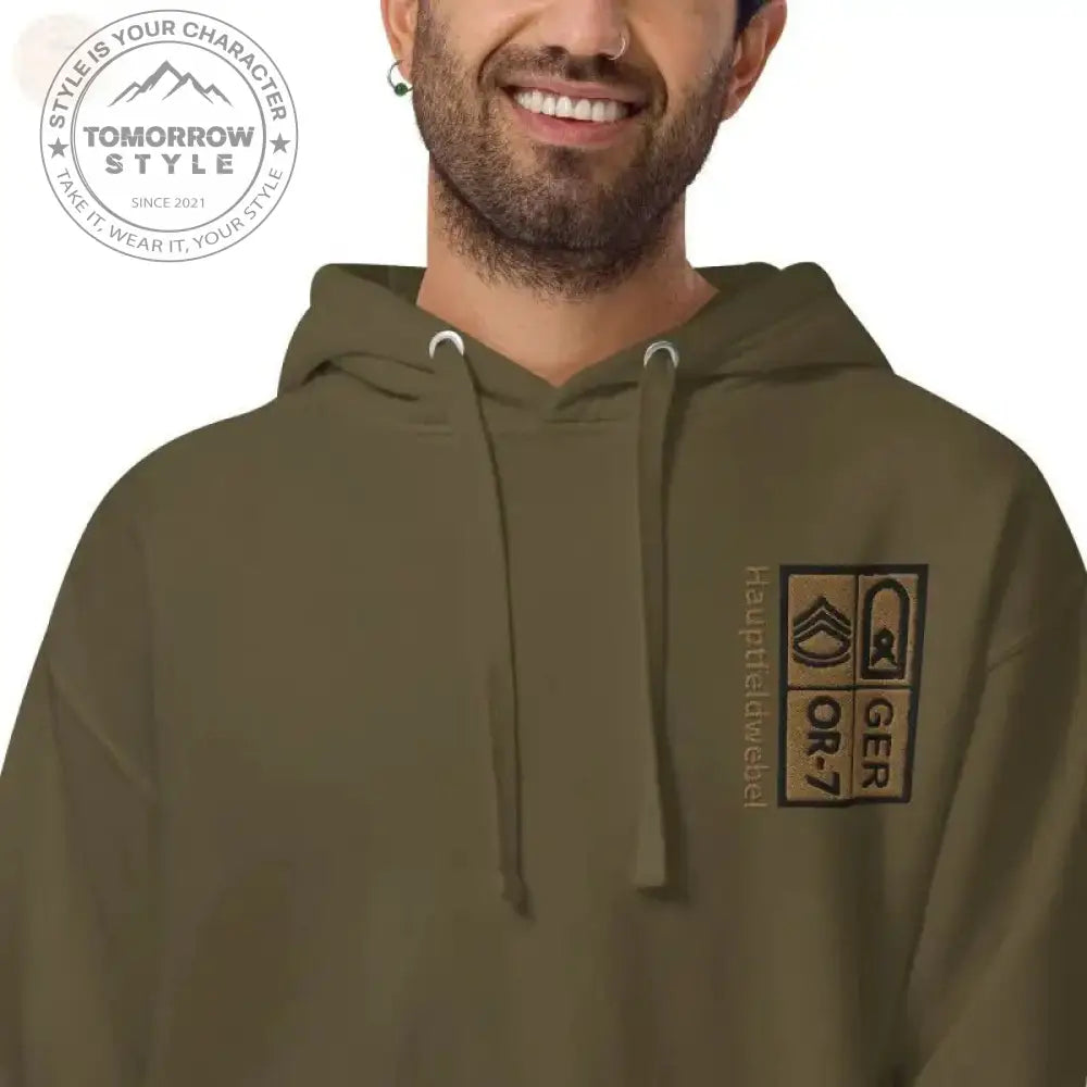 Elite Fallschirmjäger Hoodie: Bestickte Bundeswehr Premium! - Tomorrow Style