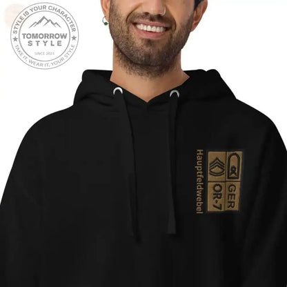 Elite Fallschirmjäger Hoodie: Bestickte Bundeswehr Premium! - Tomorrow Style
