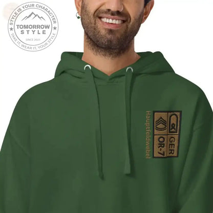 Elite Fallschirmjäger Hoodie: Bestickte Bundeswehr Premium! - Tomorrow Style
