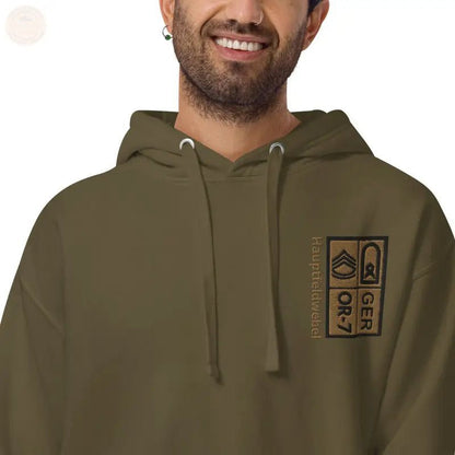 Elite Fallschirmjäger Hoodie: Bestickte Bundeswehr Premium! - Tomorrow Style