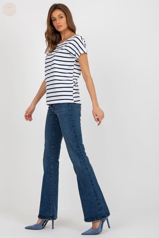 „Fabulous Damen T-Shirt mit kurzen Ärmeln – Stripe Sensation!“ - Tomorrow Style