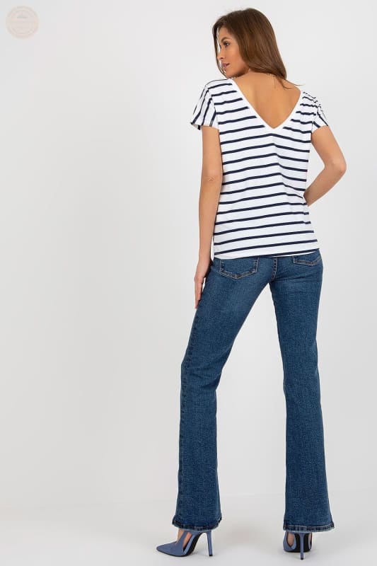 „Fabulous Damen T-Shirt mit kurzen Ärmeln – Stripe Sensation!“ - Tomorrow Style