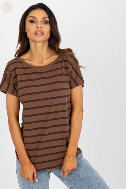 „Fabulous Damen T-Shirt mit kurzen Ärmeln – Stripe Sensation!“ - Tomorrow Style