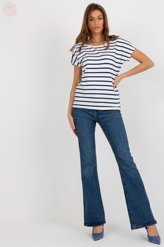 „Fabulous Damen T-Shirt mit kurzen Ärmeln – Stripe Sensation!“ - Tomorrow Style