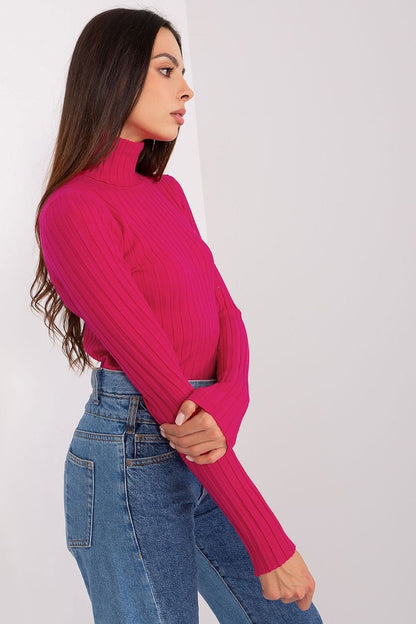 Klassischer Rollkragenpullover aus Weicher Viskose