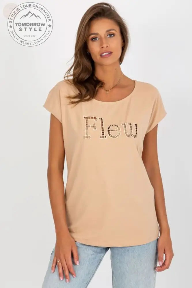 Fancy Cutout Damen T-Shirt: lässiges Shirt - Tomorrow Style