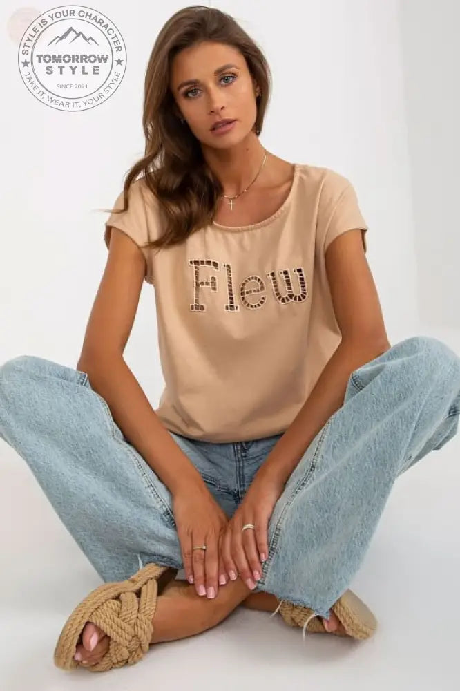 Fancy Cutout Damen T-Shirt: lässiges Shirt - Tomorrow Style