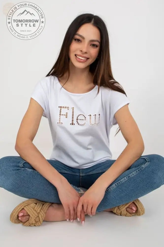 Fancy Cutout Damen T-Shirt: lässiges Shirt - Tomorrow Style