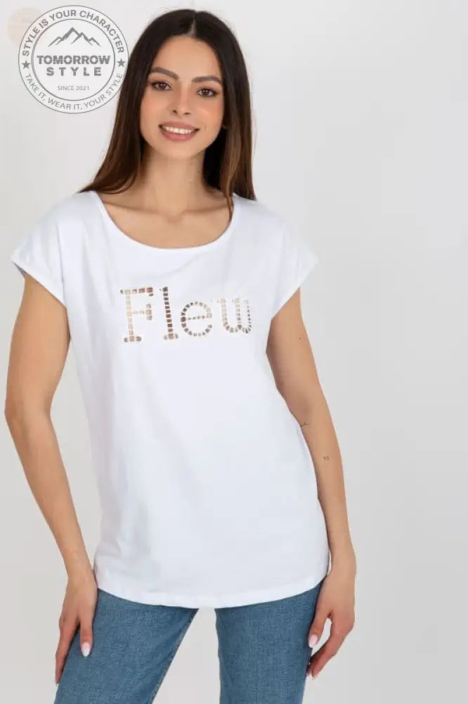 Fancy Cutout Damen T-Shirt: lässiges Shirt - Tomorrow Style