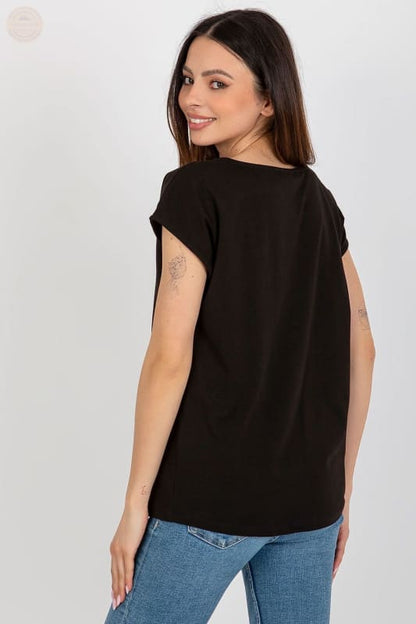 Fancy Cutout Damen T-Shirt: lässiges Shirt - Tomorrow Style