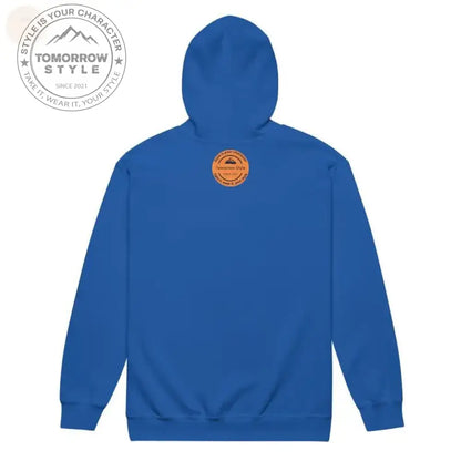 Farblich abgestimmter Kapuzenpullover mit Reißverschluss: Innen und außen gemütlich - Tomorrow Style