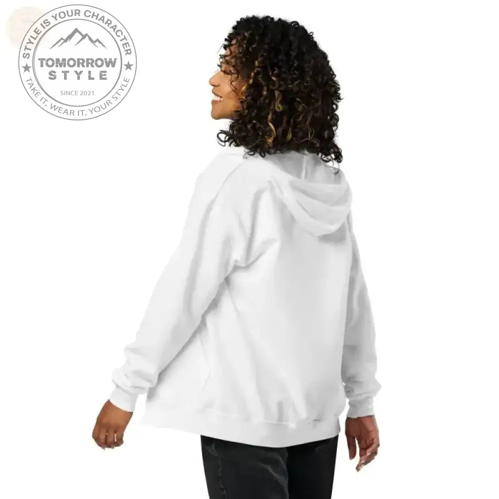 Farblich abgestimmter Kapuzenpullover mit Reißverschluss: Innen und außen gemütlich - Tomorrow Style