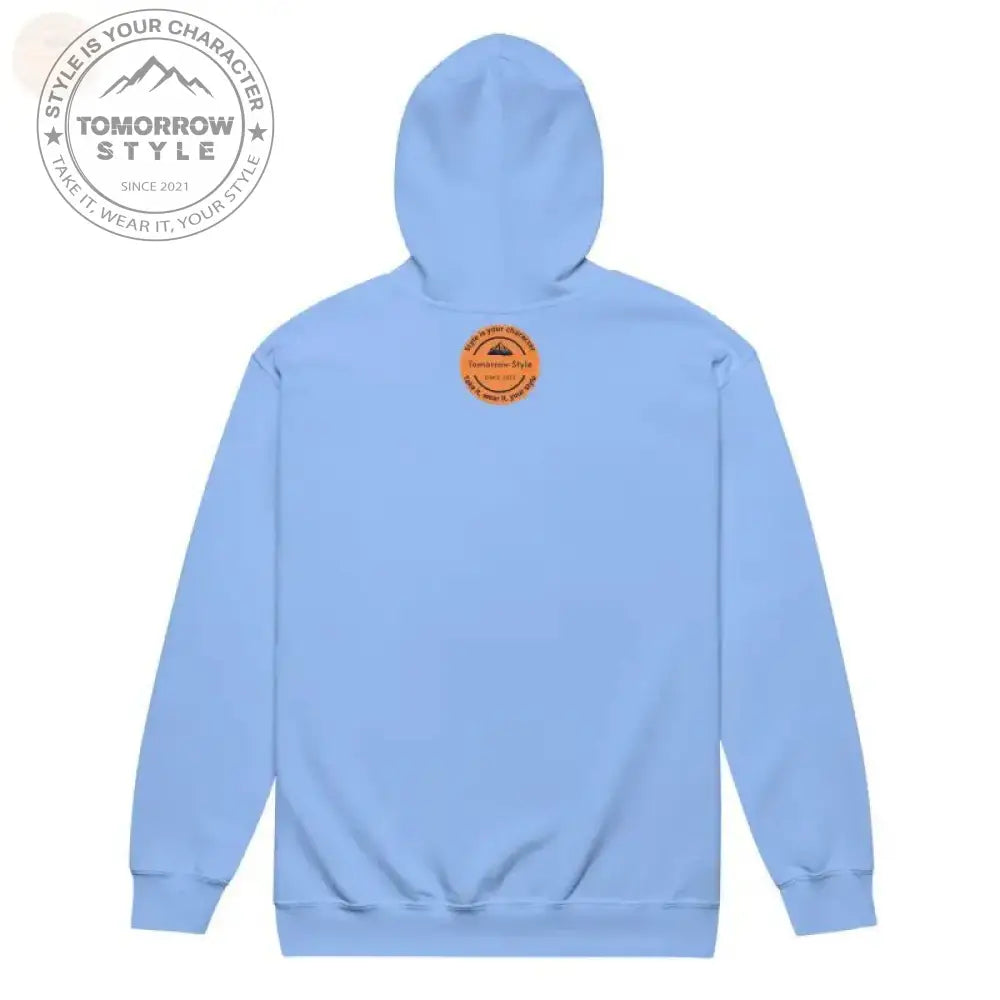 Farblich abgestimmter Kapuzenpullover mit Reißverschluss: Innen und außen gemütlich - Tomorrow Style