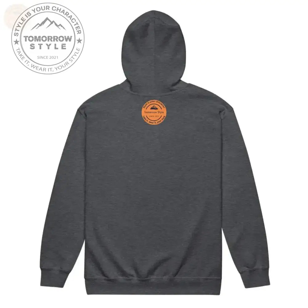 Farblich abgestimmter Kapuzenpullover mit Reißverschluss: Innen und außen gemütlich - Tomorrow Style