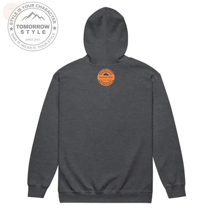 Farblich abgestimmter Kapuzenpullover mit Reißverschluss: Innen und außen gemütlich - Tomorrow Style