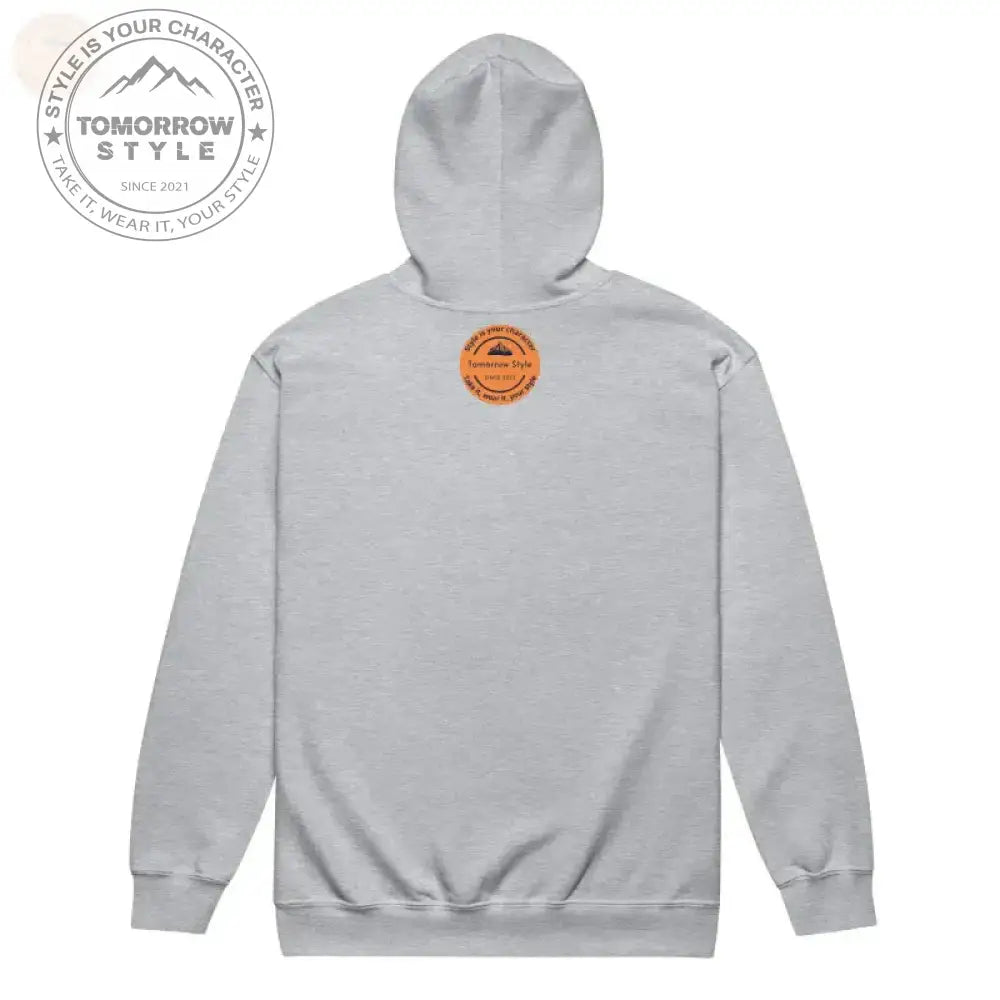 Farblich abgestimmter Kapuzenpullover mit Reißverschluss: Innen und außen gemütlich - Tomorrow Style