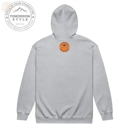 Farblich abgestimmter Kapuzenpullover mit Reißverschluss: Innen und außen gemütlich - Tomorrow Style