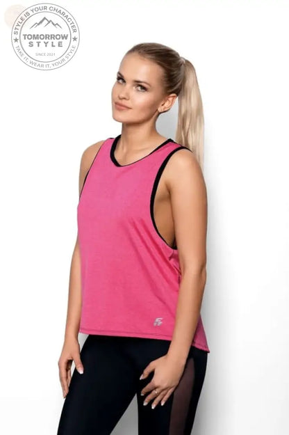 Freches Mesh - Tank: Feminine Bluse mit transparentem Einsatz - Tomorrow Style